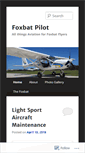 Mobile Screenshot of foxbatpilot.com